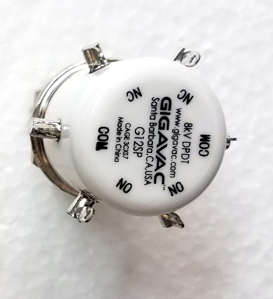 Gigavac New DPDT Vacuum Relay