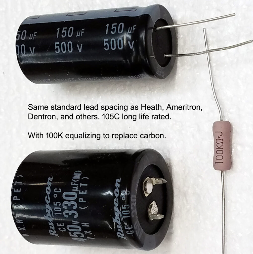 Heathkit Ameritron Dentron filter capacitor
